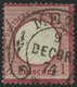 Dt. Reich 19 O, 1872, 1 Gr. Rotkarmin, Hufeisenstempel METZ (Spalink 25-1N), Normale Zähnung, Pracht, Kurzbefund Sommer - Used Stamps