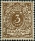 Dt. Reich 45a **, 1889, 3 Pf. Braun, Postfrisch, Pracht, Gepr. Zenker Und Fotoattest Jäschke-L., Mi. 400.- - Gebruikt
