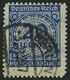 Dt. Reich 319B O, 1923, 20 Mio. M. Dunkelviolettultramarin, Durchstochen, Pracht, Fotobefund Tworek, Mi. 400.- - Oblitérés