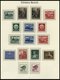 Delcampe - SAMMLUNGEN **, 1933-49 Bis Auf Ganz Wenige Ausnahmen Saubere Postfrische Sammlung Im Borek Falzlosalbum, Ab 1934 Bis Auf - Used Stamps