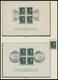 Delcampe - SAMMLUNGEN O, 1933-45, Bis Auf Chicagofahrt, Block 2 Und 3 In Den Hauptnummern Komplette Sammlung Bis 1944 Im Falzlosalb - Usati