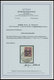 PORTOMARKEN P 27II BrfStk, 1923, 10000 Auf 20 M Dunkelpurpur, Aufdruck Glänzend, Zeitgerechte Entwertung DANZIG-LANGFUHR - Autres & Non Classés