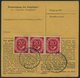 BUNDESREPUBLIK 130 Paar BRIEF, 1954, 20 Pf. Posthorn, 3x Rückseitig, Dabei Ein Waagerechtes Paar, Als Mehrfachfrankatur  - Used Stamps