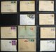 LOTS Sammlung Von 69 Meist Verschiedenen Belegen Posthorn (ohne Paketkarten), Dabei 70, 80 Und 90 Pf. Je Als Einzelfrank - Gebruikt