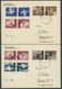 KROATIEN 47-65,82K BRIEF, 1942, Landschaften, Alle 15 Kehrdrucke Komplett Auf 5 Einschreibbriefen In Die Schweiz, Pracht - Croazia