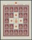 KROATIEN 66-68 **, 1941, Trachten Im Bogensatz (20) Mit Zierfeldern, Mi.Nr. 67 Und 68 Mit Stecherzeichen, Postfrisch, Pr - Croatie