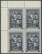 KROATIEN 115,117 VB **, 1943, 18 K. Briefmarkenausstellung, Ohne Und Mit Aufdruck, Je Im Eckrandviererblock, Postfrisch, - Croatie