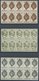 LIECHTENSTEIN 25-39 **, 1920, Freimarken In Postfrischen 10er-Blöcken, übliche Zähnung Und Gummierung, Pracht, Mi. 400.- - Other & Unclassified