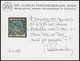 ÖSTERREICH BIS 1867 6II O, 1851, 0.6 Kr. Blau, Type IIIb, Mit Plattenfehler Größerer Weißer Farbfleck Rechts, Pracht, Fo - Oblitérés