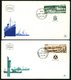 ISRAEL - SAMMLUNGEN, LOTS 8 Jahrgänge Komplett Auf FDC`s, 1969-72 Und 1977-80, Pracht, Markenwert: Mi. 189.- - Verzamelingen & Reeksen