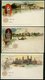 GANZSACHEN 1893, WORLD`S COLUMBIAN EXPOSITION, 11 Verschiedene Ungebrauchte 1 C. Postal Cards Der Serie Goldsmith, Prach - Andere & Zonder Classificatie