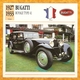 1927 FRANCE VIEILLE VOITURE BUGATTI ROYALE TYPE 41 - FRANCE OLD CAR - FRANCIA VIEJO COCHE - VECCHIA MACCHINA - Auto's