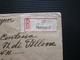 RUSSIA RUSSIE РОССИЯ STAMPS COVER 1923 REGISTER MAIL SPECIAL  RUSSIE TO ITALY  RRR RIF.TAGG. (77) - Covers & Documents