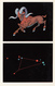 Astronomy - Aries The Ram Constellation - Very Nice Illustration - Unused - VG Condition - 2 Scans - Astronomy