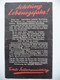 WWII WW2 Tract Flugblatt Propaganda Leaflet In German, PWE G Series/1943, G.90, 100 Zu 1 / Achtung Lebensefahr! - Non Classés