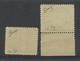 1946 Vaticano Vatican SEGNATASSE RIGHE LARGHE CARTA GRIGIA 20c E 1L MNH** 14/1, 16/1 Firma Biondi - Strafport