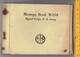 M N - MESSAGE BOOK M-210  SIGNAL CORPS, U.S. ARMY - 1939-45