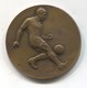 FOOTBALL /  FUTBOL / CALCIO - Medal Plaque, Bronze, By Huguenin, 1930s - Voetbal