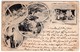Ceylon 5-pics Card Sent To Sweden 1900 - Sri Lanka (Ceylon)