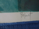 Lithographie Signée Popinat - La Petite Fille - 76 X 54 Cm - Lithographies