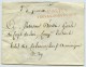 Cursive Grand Aumônier De France / Enveloppe Cachetée 1814 Pour Garde Du Corps Du Roi . - 1801-1848: Precursors XIX