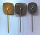 Archery / Tiro Al Arco, Shooting - Croatia Federation, Vintage Pin, Badge, Abzeichen, 3 Pcs - Bogenschiessen