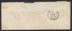 N°6 Bien Margé Sur Enveloppe-lettre Obl D56 + Obl DC Lens 26/1/1858 Vers Soignies - 1851-1857 Medallions (6/8)