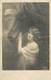 D1285 Lady & Horse Photo Postcard ( Bent , Plie ) Cheval Femme Surrealisme - Fotografie
