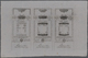 01040 Austria / Österreich: One Uncut Sheet Of FORMULARS Containing All Values 5, 10, 25, 50, 100, 500 And - Autriche