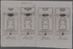 01040 Austria / Österreich: One Uncut Sheet Of FORMULARS Containing All Values 5, 10, 25, 50, 100, 500 And - Autriche