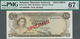 01098 Bahamas: Set Of 8 SPECIMEN Banknotes From 1/2 Dollar 1968 To 100 Dollars 1968 Specimen P. 26s-33s, A - Bahamas