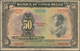 01117 Belgian Congo / Belgisch Kongo: 50 Francs 1950 P. 16, Used With Many Folds And Creases, Stained Pape - Non Classificati