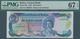 01140 Belize: 100 Dollars 1983, P.50a, Highly Rare Note In Perfect Condition, PMG Graded 67 Superb Gem Unc - Belice