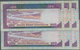 01190 Brunei: Set Of 6 Pcs 100 Ringgit 1990 P. 17, All In Similar Condition, Used With Folds And Creases B - Brunei