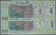 01197 Brunei: Set With 10 Pcs. 50 Ringgit 2004, P.28, Some With Running Numbers In UNC (10 Pcs.) - Brunei