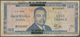 01237 Burundi: 100 Francs 1965 With Black Overprint "De La Republique" P. 17 In Used Condition With Folds - Burundi