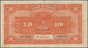 Delcampe - 01286 China: Set Of 9 Banknotes Containing 2x 1 Juan Shanghai 1918 Pick 51m (F- And F), 1 Yuan Tientsin 19 - China