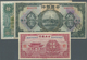 01289 China: Set Of 6 Banknotes Containing 1 Dollar Amoy 1930 P. 67 (F), 2x 5 Yuan 1926 Shanghai P. 66a,b - China