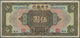 01292 China: 5 Dollars 1928 The Central Bank Of China P. 196d, Used With Several Folds But Still Strong Pa - China