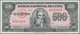 01331 Cuba: 500 Pesos 1950 P. 83, Light Center Bend And Light Handling In Paper, No Holes Or Tears, Crisp - Cuba