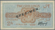 01338 Cyprus / Zypern: 2 Shillings 1920 Specimen, P.15s, Tiny Tear At Upper Margin, Soft Horizontal Fold A - Chipre