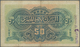 01392 Egypt / Ägypten:  National Bank Of Egypt 50 Piastres September 11th 1915, P.11, Lightly Toned Paper - Egitto