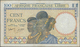 01406 Equatorial African States: 100 Francs ND Afrique Francaise Libre With Letter "G" = Cameroun, Light F - Otros – Africa