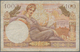 01508 France / Frankreich: 100 Francs 1955 Tresor Public P. M9, Strong Traces Of Use, Condition: VG. - Otros & Sin Clasificación