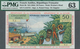 01521 French Antilles / Französische Antillen: 50 Francs ND(1964), P.9b, PMG Graded 63 Choice Uncirculated - Otros – América