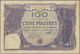 01540 French Indochina / Französisch Indochina: 100 Piastres 1919 P. 39 Issued In Saigon, Used With Vertic - Indocina