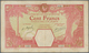 01581 French West Africa / Französisch Westafrika: 100 Francs 1924 GRAND-BASSAM P. 11Dd, Used With Folds A - Estados De Africa Occidental