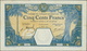 01591 French West Africa / Französisch Westafrika: Rare Banknote 500 Francs 1924 GRAND-BASSAM P. 13D, Used - West African States