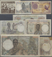 01595 French West Africa / Französisch Westafrika: Set Of 8 Banknotes Containing 1 Franc A.O.F. P. 34 (XF) - West-Afrikaanse Staten