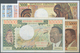 01599 Gabon / Gabun: Very Nice Set With 6 Banknotes Republique Gabonaise Comprising 5000 And 10.000 Francs - Gabon